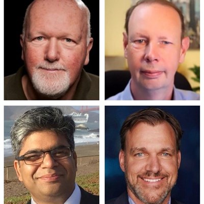 Mark Leary (top left), Andrew Coward (top right), Gaurav Rastogi (bottom left), Kevin Deierling (bottom right)